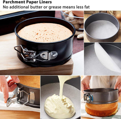 9 Inch Nonstick Springform Pan Cheesecake Pan with Removable Bottom