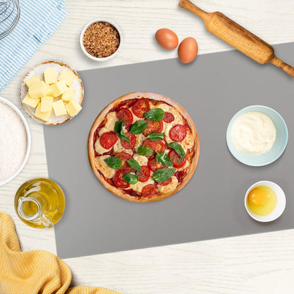 Silicone Mat Heat Resistant Mats for Countertop, Large Silicone Mats for Crafts Kitchen Counter Workbench Table protector, Size 36x24 inches Thick 2mm,Rolled Package,Light Blue