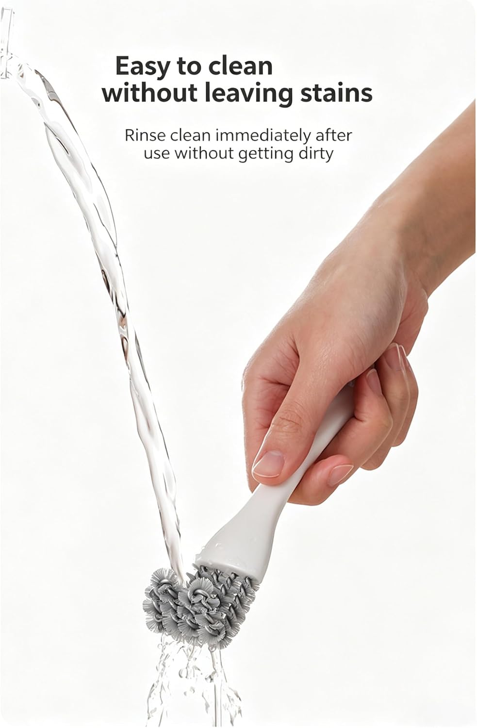 2 Pack Grill Cleaning Brush for BBQ Grill Grates, Kitchen Gap Cleaning Brush with Scraper, Detail Cleaning Tool for Stove Top, Sink, Oven Rack, Drain and Hard-to-Reach Areas