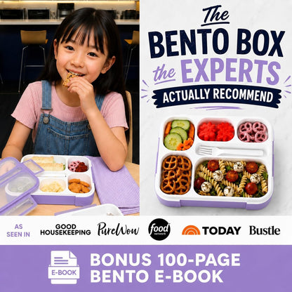 kinsho Lunch Box for Kids Boys Girls - Bento Box Set with Insulated Bag and Ice Pack, 6 Compartment Leak Proof Food Container, BPA-Free, Microwave Safe, Ideal for School & Work, Teal