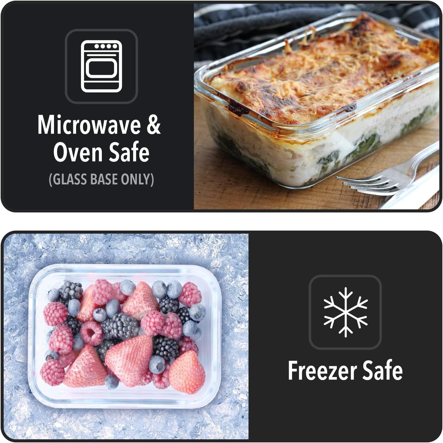 [10 Pack] Pink Glass Meal Prep Containers with Airtight Lids, Microwave, Oven, Freezer/Fridge and Dishwasher Safe, BPA-Free, Motivational #BecomingHer, A Girls' Dream, 640ml and 1040ml