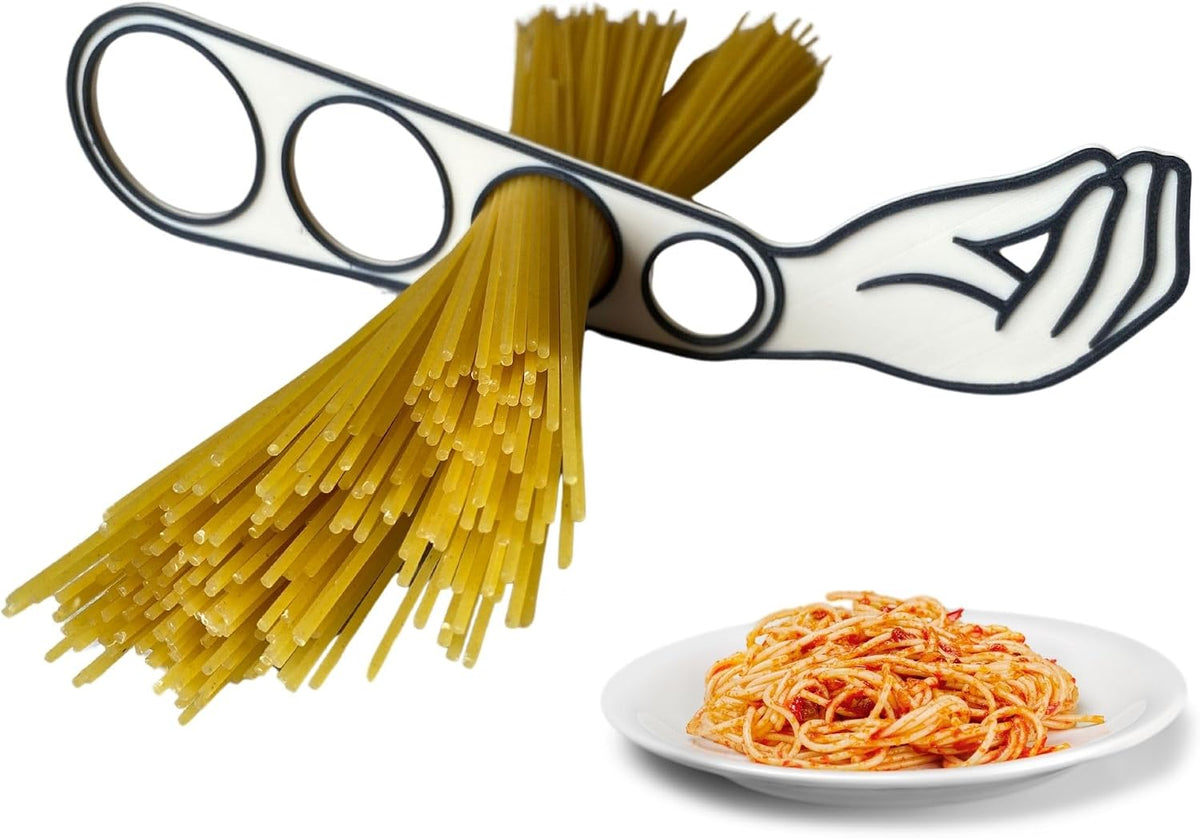 Italian Hand Gesture Spaghetti Portion/Measure Tool - Accurate Pasta Serving Size Guide, Unique Kitchen Gadget, Pasta Portion Tool