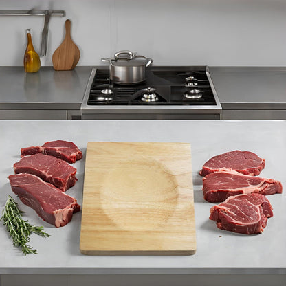 Mezzaluna Cutting Boards,Double-sided Slicing Charcuterie Board,Square Wooden Chopping Board(3.15 IN*3.15 IN) Concave Cutting Board, Wooden Serving Bowl for Mincing Herb n Vegetables
