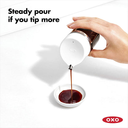 OXO Good Grips Precision Pour Glass Dispenser for Soy Sauce, Oil – 5 oz