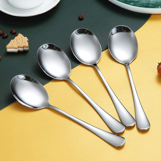 Kyraton Serving Set - 4 Piece Stainless Steel Spoons