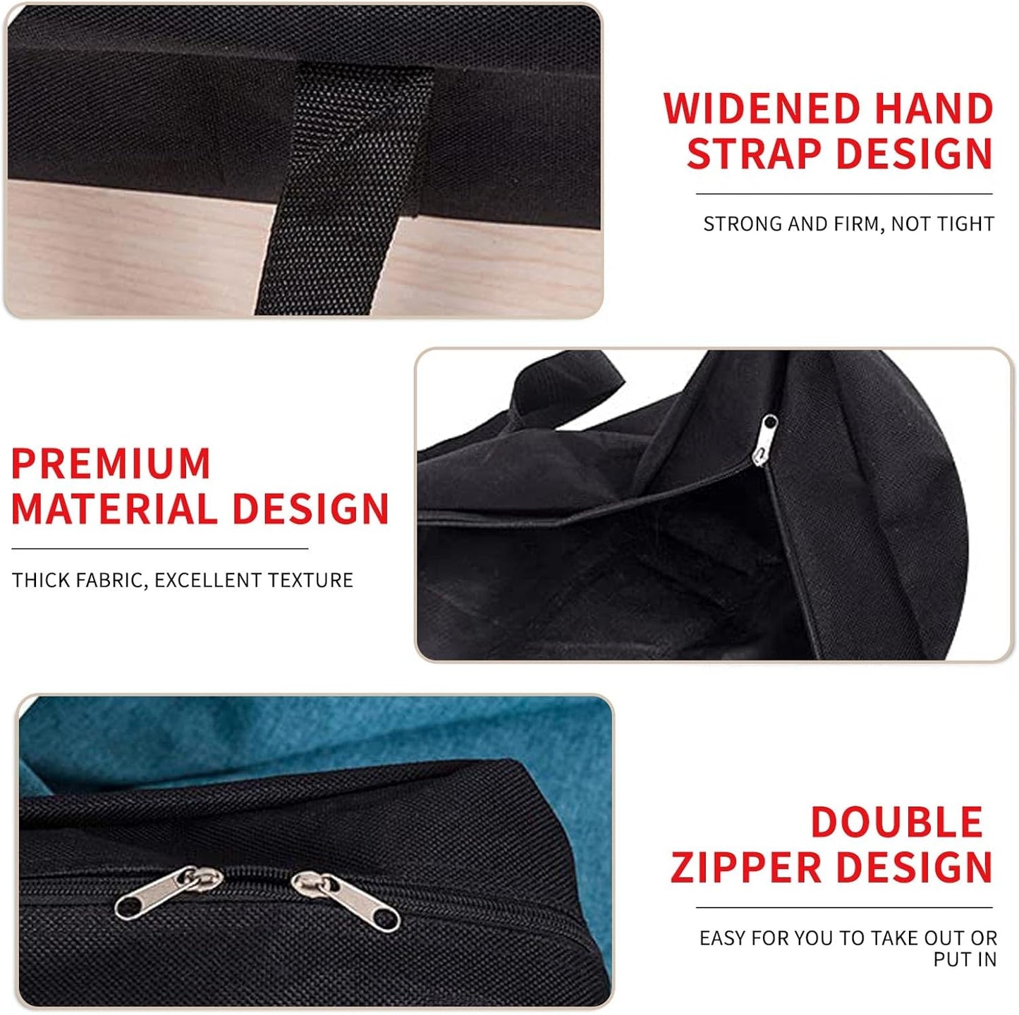 Grill Tool Storage Bag, 24" Oxford Cloth Grill Accessory Storage Bag, Double Zipper Grill Tools Storage Bag, Suitable for Grill Utensil Storage, BBQ Tool Storage