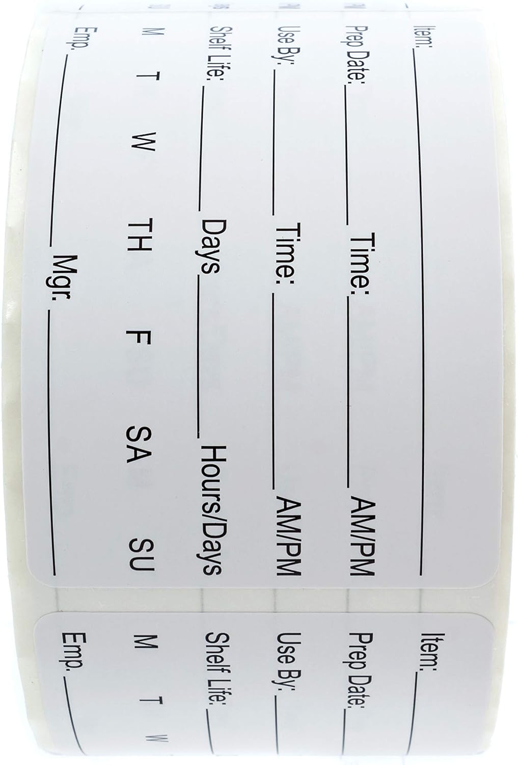 Restaurant Quality Shelf Life Labels / 500 Meal Prep Stickers/Use by Removable Labels / 2" x 3" Food Organization Sticker/Made in The USA