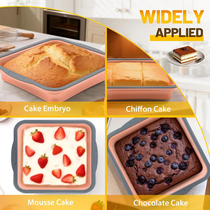Silicone Muffin Pan, 12 Cups Non-Stick Cupcake Pan, Food-Grade BPA-Free Muffin Tin, Oven-Safe 450 °F, Reinforced Steel Frame, Easy-Grab Handles, Quick-Release 2.3" Baking Molds for Mini Treats