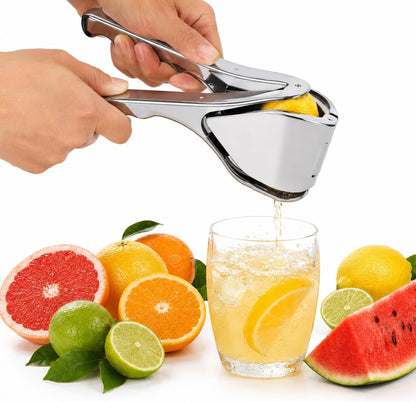 Fold-Flat Heavy Duty Handheld Lemon Squeezer Stainless Steel