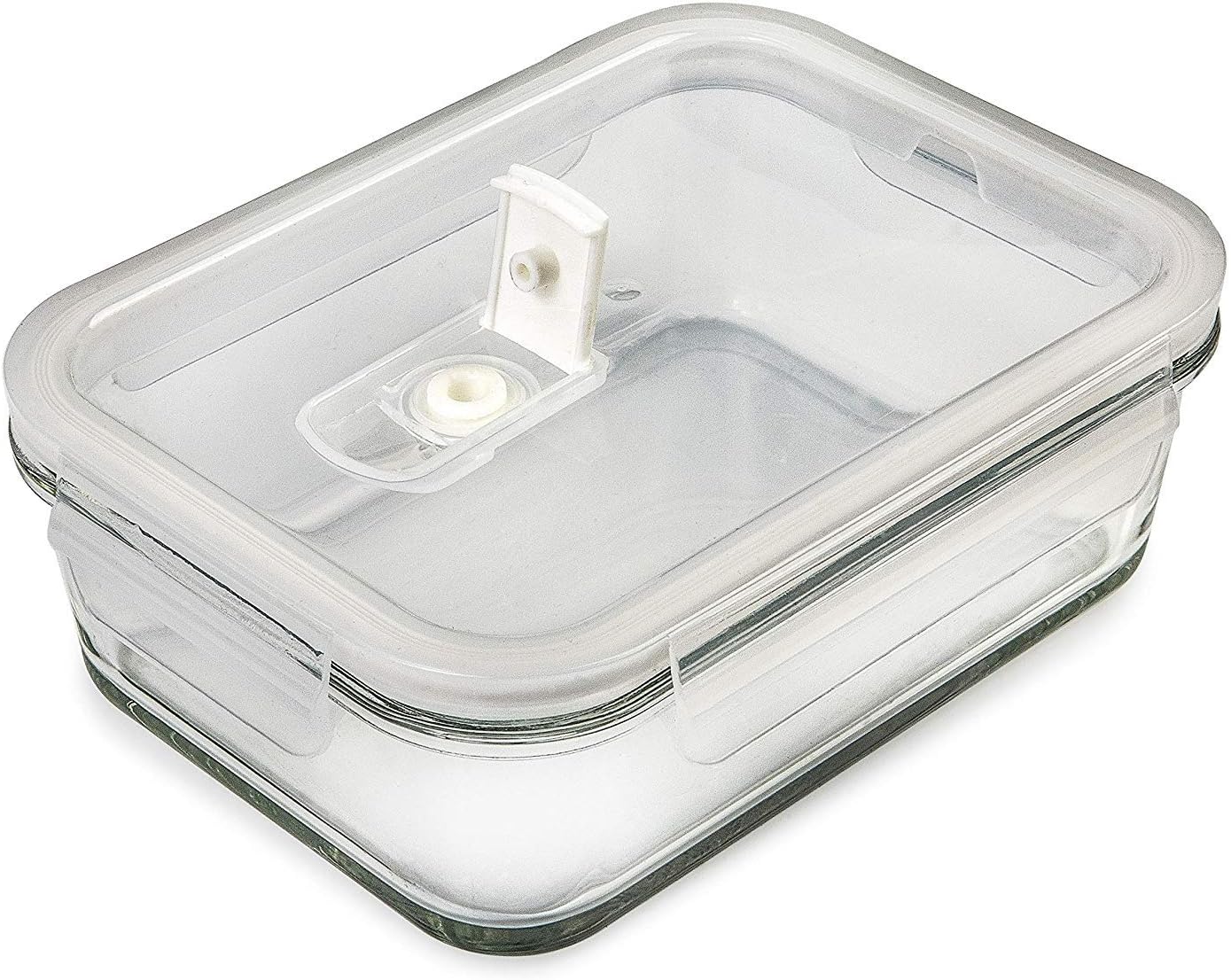 PrepNaturals 5 Pack 30 Oz Glass Meal Prep Containers - Dishwasher Microwave Freezer Oven Safe - Glass Storage Containers with Lids (Multi-Compartment)