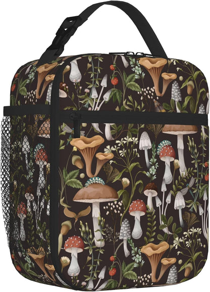 Dinosaur Volcano Insulated Lunch Bag for Women & Men, Reusable Leak-Proof Lunch Box with Cooler Compartment, Lunch Tote for Adults Work Travel Picnic Durable & Washable