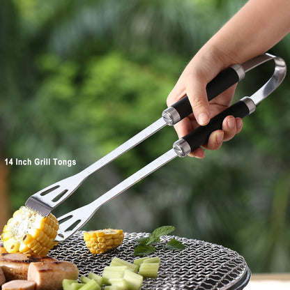 BBQ Grilling Tools Set,Stainless Steel Grilling Accessories Kit for Men Gift,13pc BBQ Grill Utensils Gift Kit with Portable Carry Bag BBQ Tools Grill Tools Set for Backyard Outdoor Grill Cooking