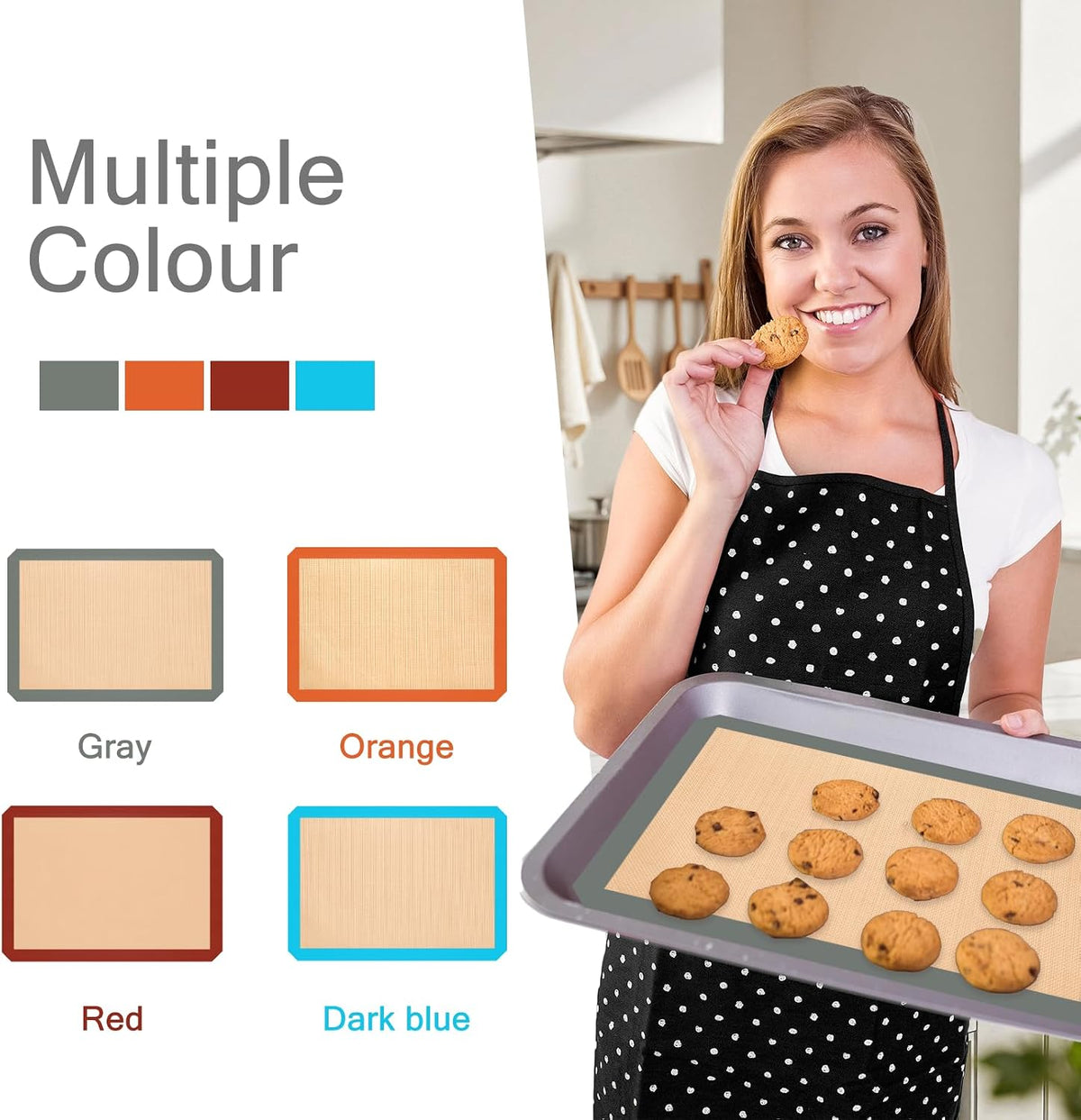 Silicone Baking Mat, Nonstick & Reusable