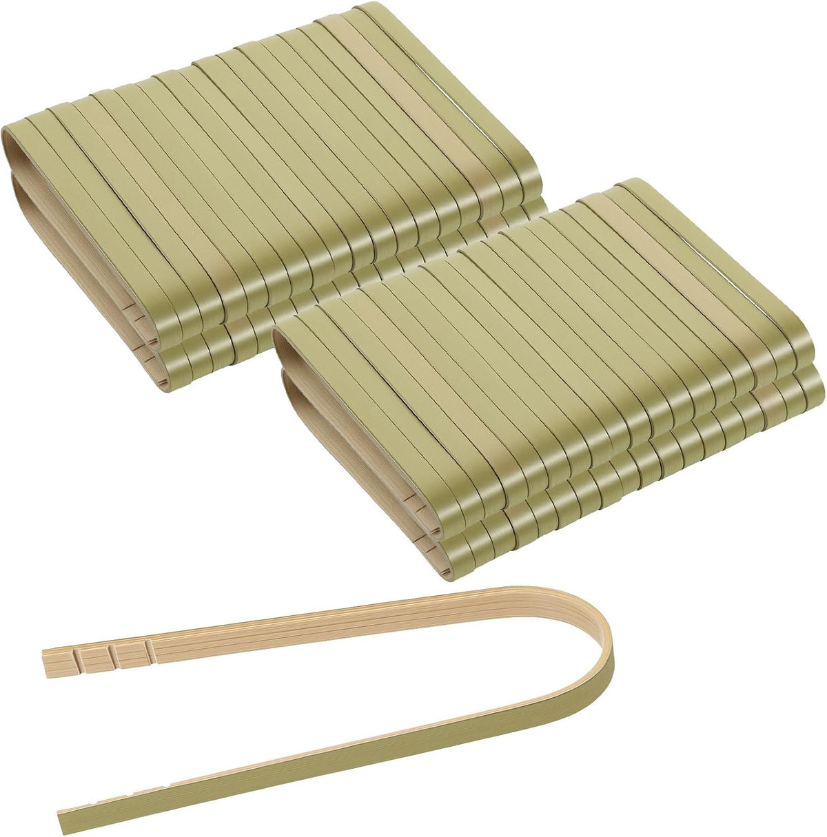 300 Pcs Mini Bamboo Tongs Disposable Long Toast Tongs 4 Inch Small Wooden Cooking Utensils for Charcuterie Serving Buffet Catering Appetizer Party Holiday Supplies