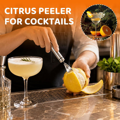 Citrus Peeler 2 Pack,Small And Large for Orange Grapefruit Slicer