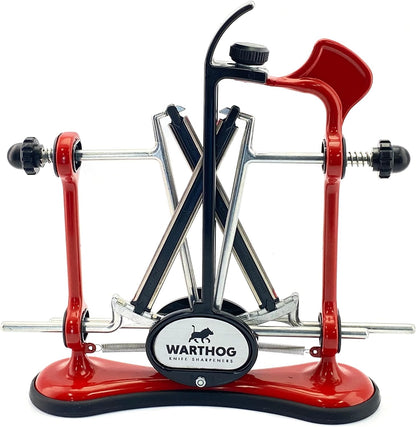 Warthog V-Sharp A4 Knife Sharpener, Diamond Rods, Metal Frame, Black