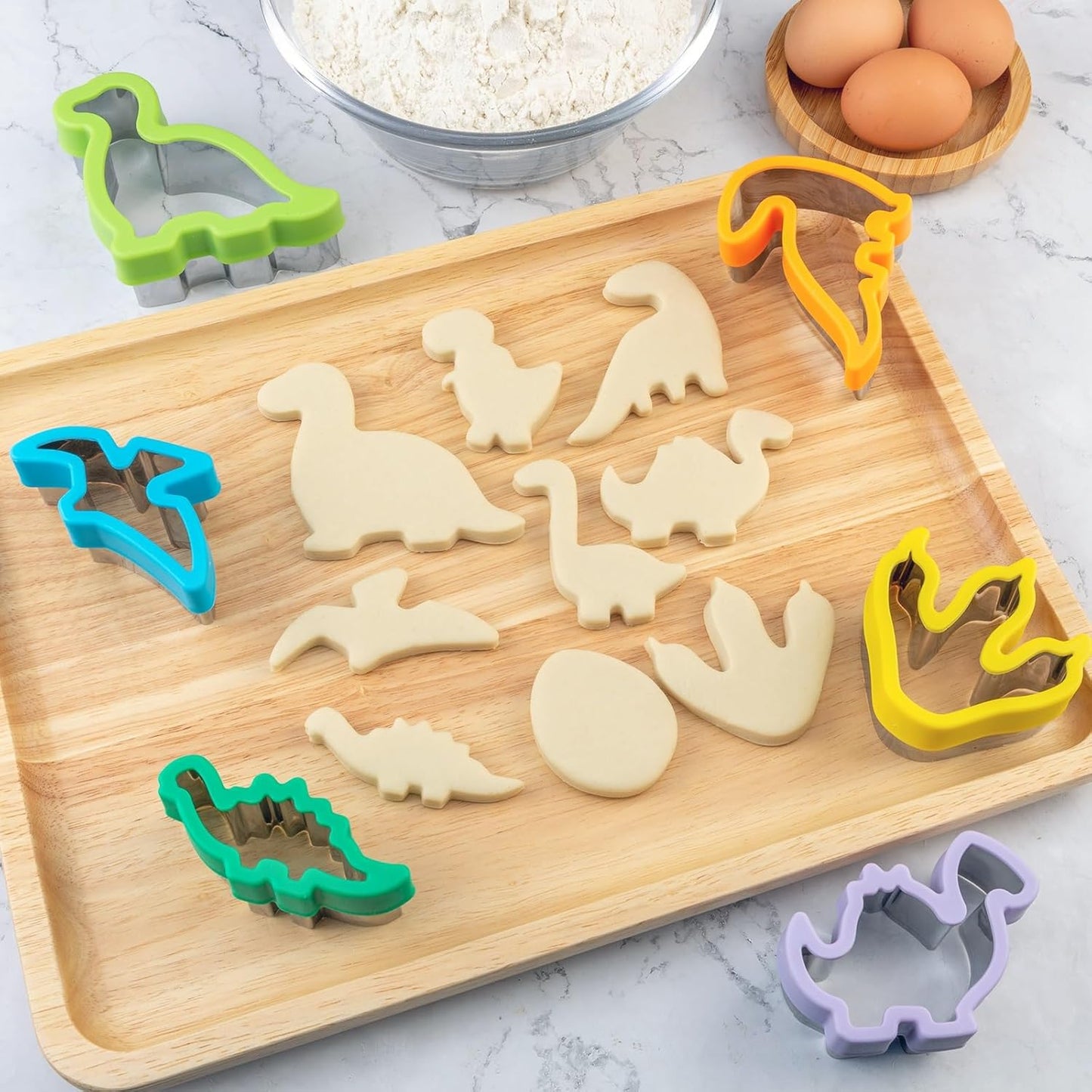 Fruit Cutters Shapes for Kids 22 Pcs, Mini Cookie Cutters Set, Vegetable Cutter with Food Picks