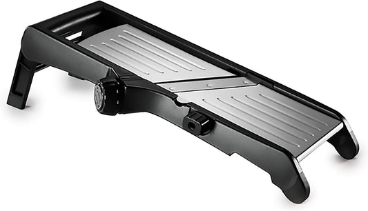 Norpro Deluxe Mandoline Slicer/Grater, Black, 12-in.