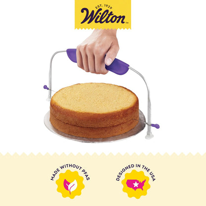 Wilton Adjustable Cake Leveler, Even Layers, 12 x 6.25 Inch