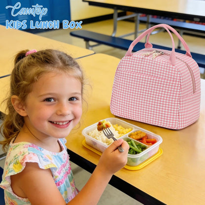CAMTOP kids lunch bag Cute Insulated lunch box for Boys & Girls Leakproof loncheras for school