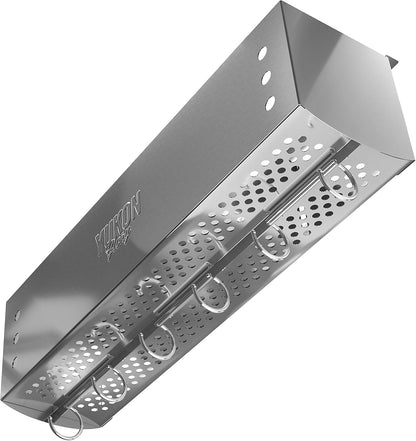Yukon Glory BBQ Caddy Organizer - Stainless Steel Griddle Caddy for Char-Broil 4-Burner Grills - Clean & Organized Grill Station