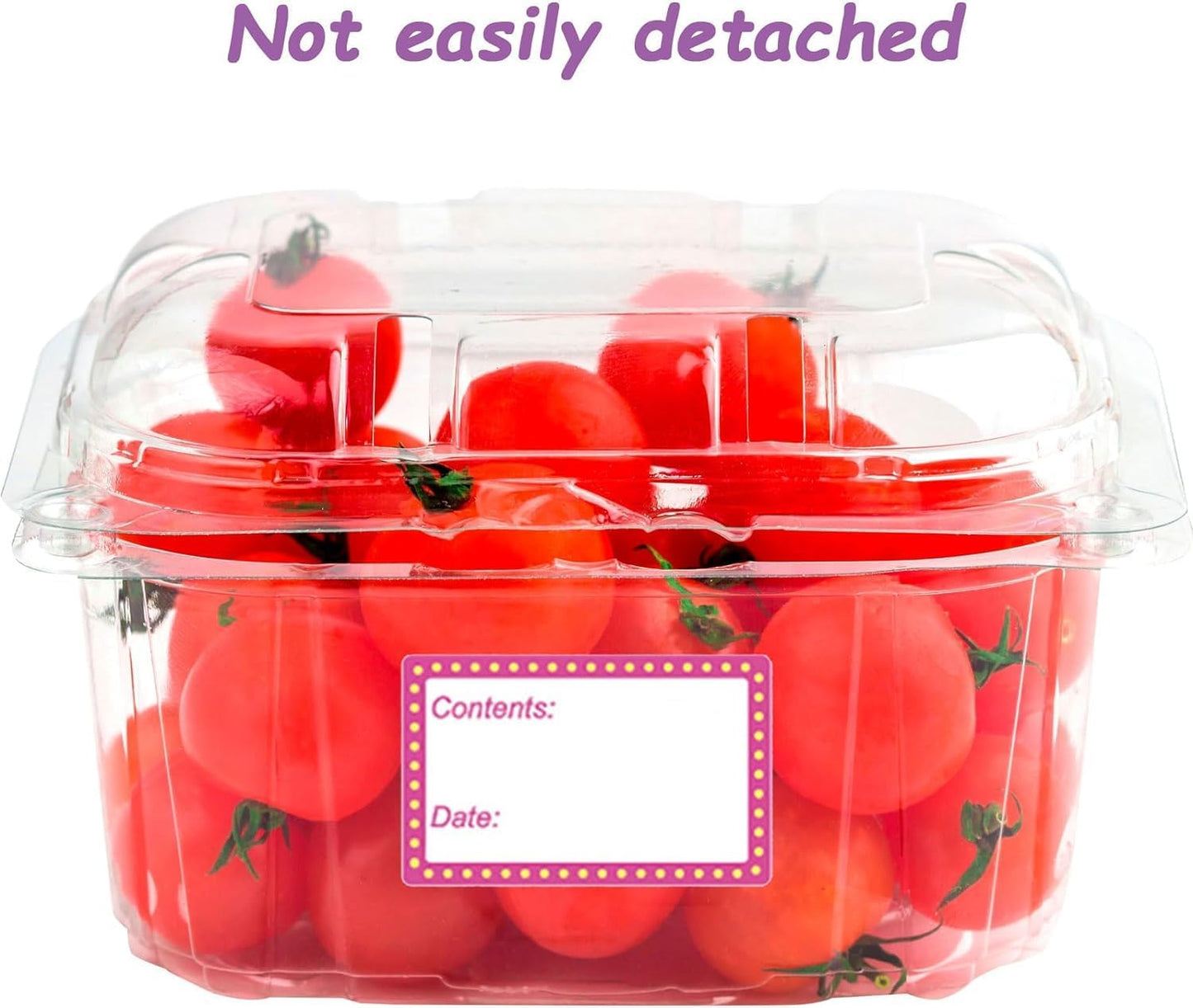 Removable Freezer Labels, 1 X 1.6in Food Date Stickers for Food Containers 1000pcs Refrigerator Food Storage Labels Kitchen Freezer Tape to Write On No-Residue Easy Peel Off