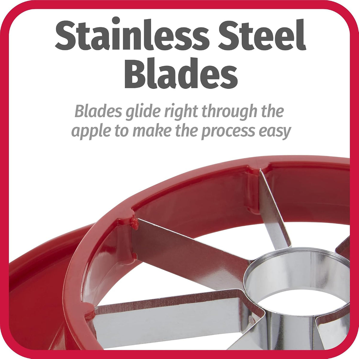 GoodCook Classic Apple Slicer, Red