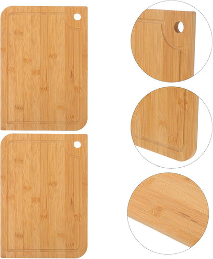 BESPORTBLE 2pcs Cutting Boards Non-slip Kneading and Chopping Mats for Kitchen Fruit Meat Vegetable Food Safe Boards
