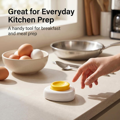 Magnetic Egg Piercer for Hard Boiled Eggs Safety Lock