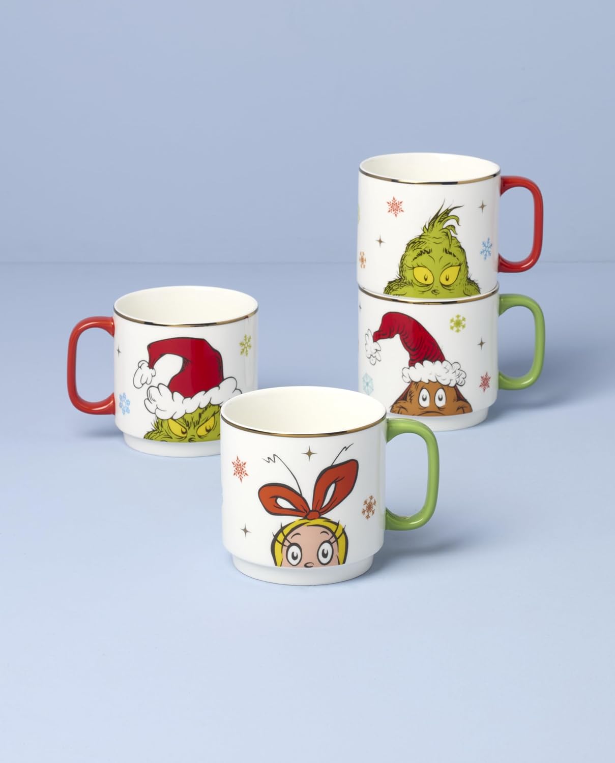Lenox 898096 Merry Grinchmas Chip & Dip Bowl, Christmas Dishes, Festive Holiday Serveware