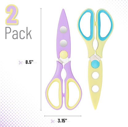 Mr. Pen- All Purpose Kitchen Shears with Protective Sheath, 8 Inch