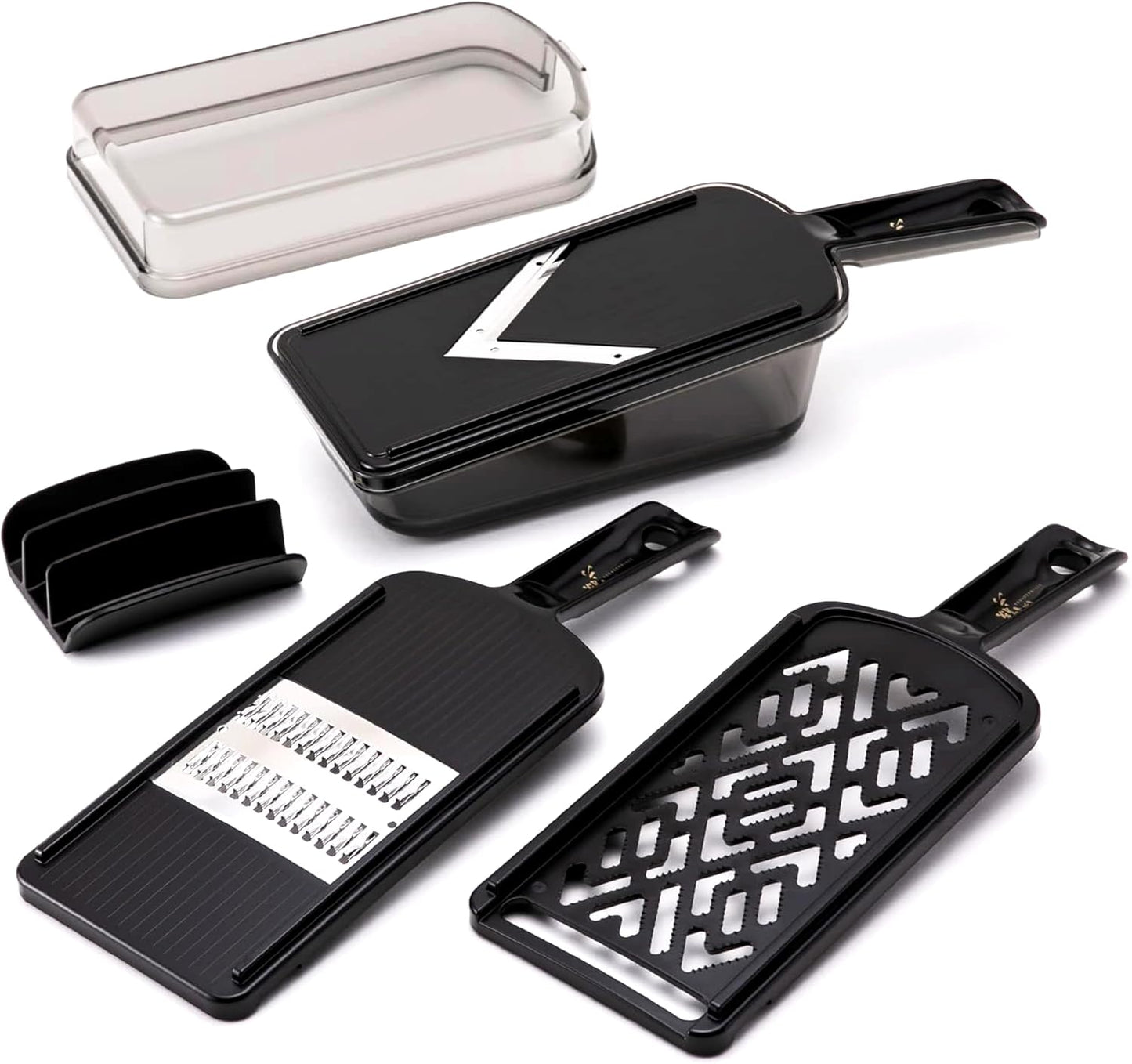 KAI Japanese Julienne Slicer, Mandoline Slicer,Stainless Streel, Fine Regular, 0.08 Inches Thickness, Dual-action Blade, Made in Japan