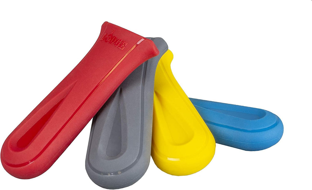 Lodge Deluxe Silicone Handle Holder for 9 Inch & Larger Skillets, Red