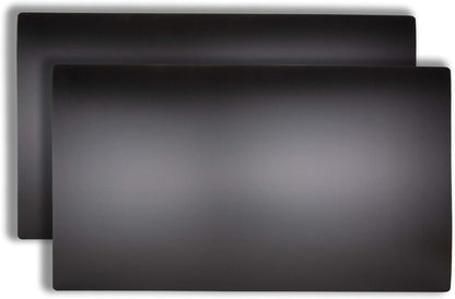 Extra Large 30x18 Cutting Board Mat, 2 Pack for Catering, Food Service, BBQ and Fishing, Black