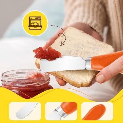 Butter Spreader Knife Set, 2 Pack Butter Knives and Cheese Knives