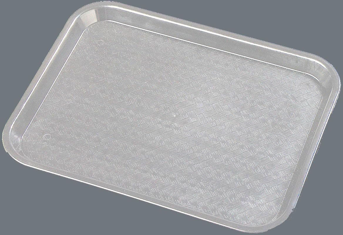 Carlisle FoodService Products Café Cafeteria Tray, Fast Food Tray for Restaurant or Commercial Use, 14" x 18", 1 Count, Black