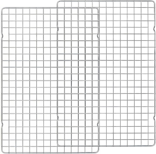 10"x15" Cooling Racks for Cooking & Baking, 2PCS Wire Rack