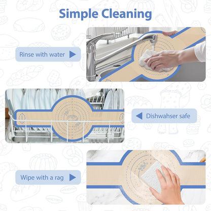 Silicone Baking Mat, Nonstick & Reusable
