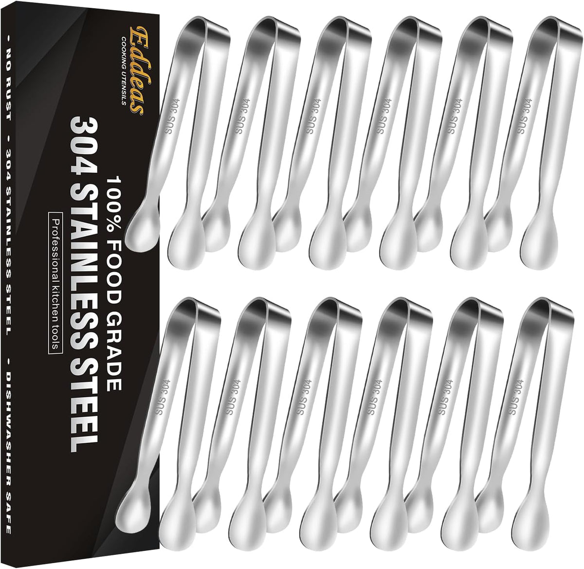 Metal Tongs For Cooking Up To 600°F Kitchen Tongs 2PCS - 9", 12 inch
