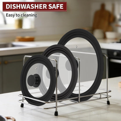 3 Pack Universal Pan Lids,Replacement Pan Lid Fits 6", 7" 8" & 8", 9" 9.5" & 10", 11" 12" Cookware,Tempered Glass Pan Cover with Heat Resistant Rim for Skillets, Pots, Frying Pans & CrockPot