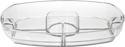 Prodyne SB-5 Flip-Lid Appetizers On Ice, 15", Clear