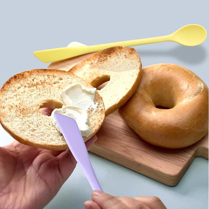 4 Pcs Mini Silicone Spatulas, Jar Spatula Silicone Small Spatulas