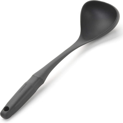 GoodCook Touch Ladle Nylon Heat-Safe Serving and Cooking Spoon, Black