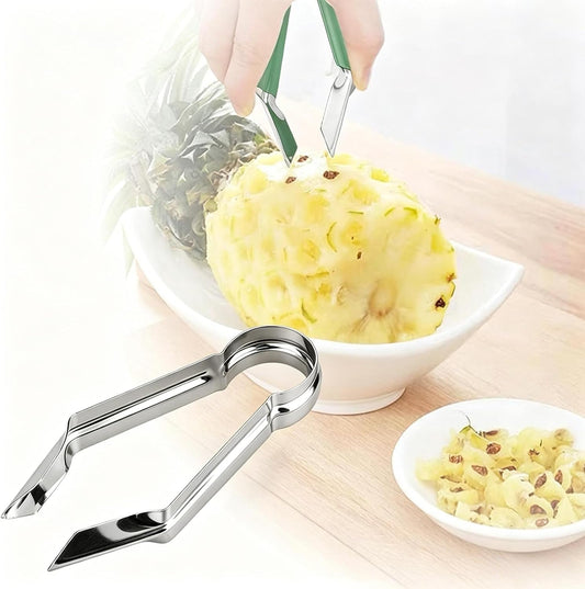 Pineapple Eye Remover Tool, Stainless Steel Pineapple Tweezers for Fruit