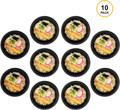 Freshware Meal Prep Containers [10 Pack] Bento Box, Food Storage Containers, Plastic Bowls with Lids for Soup and Salad, BPA Free, Stackable, Lunch Boxes, Microwave/Dishwasher/Freezer Safe (42 oz)