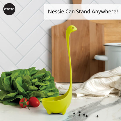 OTOTO The Original Nessie Ladle - Soup Ladle, Cute Gifts, Funny Kitchen Gadgets, Loch Ness design, Cooking Gifts for Mom - Cute and Practical Kitchen Utensils - Unique Gifts for Women