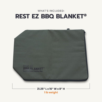 Rest EZ BBQ Blanket® - Insulated Meat Resting Bag for Moisture Retention and Tender BBQ - Heavy-Duty with Wide Mouth Design for Briskets, Pork Shoulders, Steaks