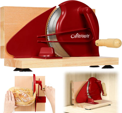 Manual Bread Slicer for Homemade Bread,Even Slicing from Thin to Thick