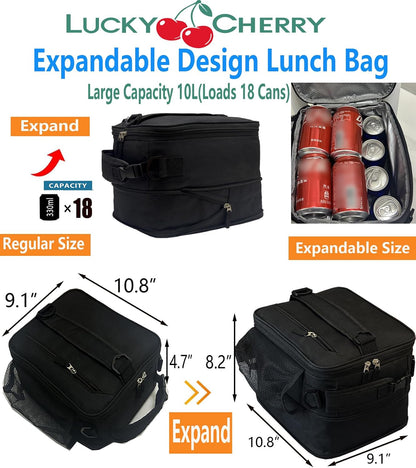 Lunch Box Insulated Lunch bag for Men Teen Kids Boys Adult Portable Stylish Small Lunchbox Special Design for Working Office school Picnic