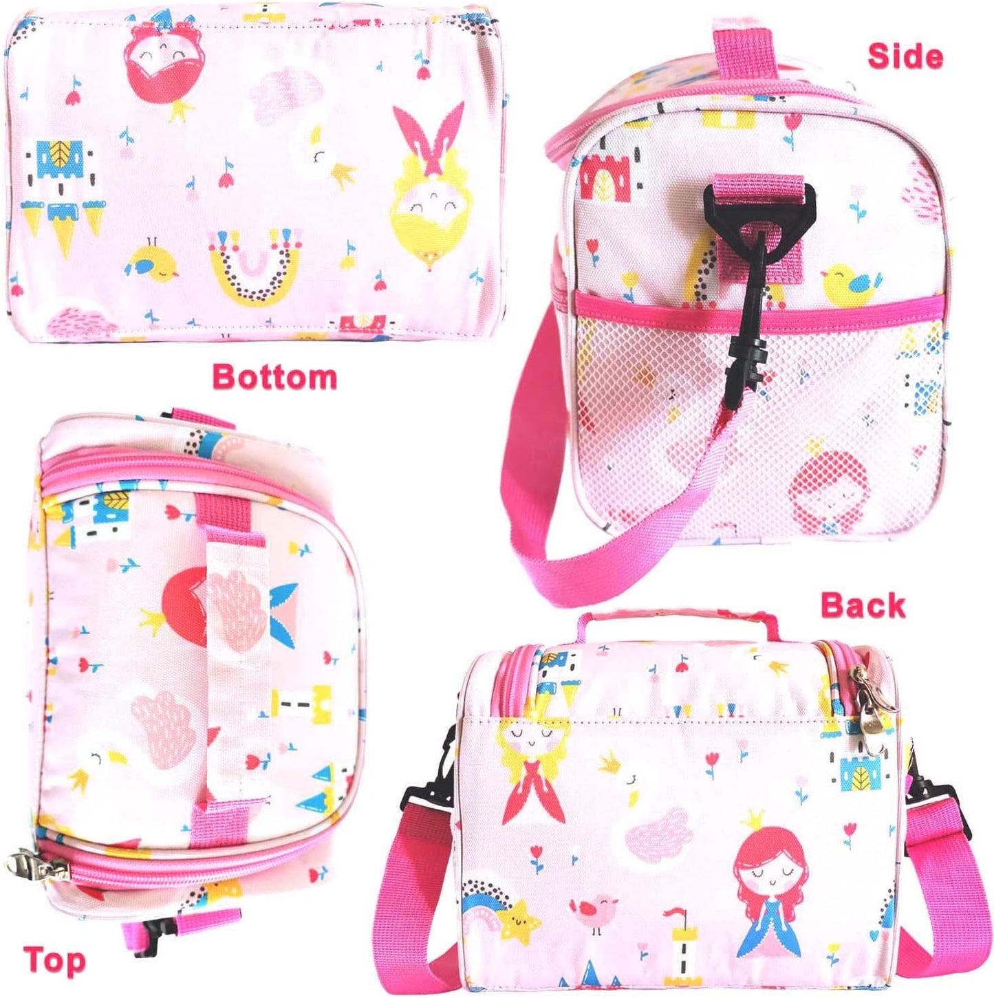 Lunch Bag for Kids Coole Lunch Box Tote for Women Girls Boys Children Student Insulated Bento Bag for School Work Picnic Outdoor Activities